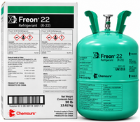 Chemours Freon™ 22 R-22 Refrigerant Gas Cylinders – 13.62 Kg (30 Lb)