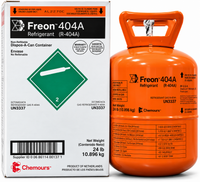 Chemours Freon™ 404A (R-404A) Refrigerant Gas Cylinders – 10.896 Kg (24 Lb)
