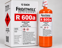 Frostwell R-600a Refrigerant Gas Cylinders 450 Grams – Isobutane – China