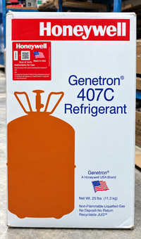 Honeywell Genetron® 407C Refrigerant Gas Cylinders – 11.3 Kg (25 Lb)