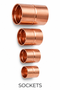 Copper Socket Coupling For HVAC, Air Conditioning & Refrigeration Copper Tubes