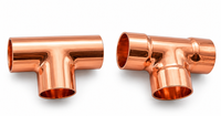 Copper Tee Fitting For Air Conditioning, Refrigeration & HVAC Systems