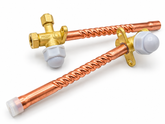 Refrigerant Service Valve With Flexible Copper Tube And Corner-Lock Design – 1/4 Inch – Made In China