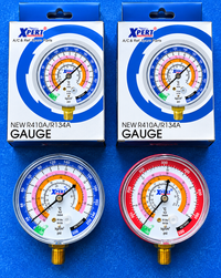 XPERT Refrigeration Pressure Gauge For R410A / R134A