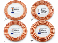Thermo Refrigeration Copper Tube Coil – Dehydrated ACR Copper Tubing – 15 Meters – Multiple Sizes